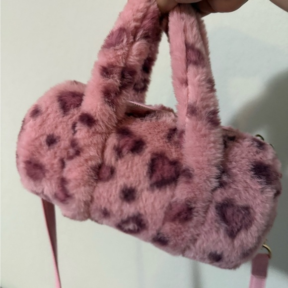 Juicy Couture Pink Faux Fur Crossbody Bag - Picture 3 of 3